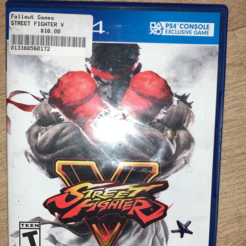 PS4 Street Fighter game